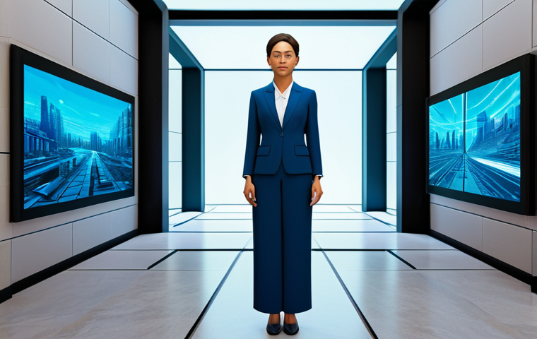가상 부동산 투자 시 고려해야 할 사항 - **

"A professional-looking woman in a modest business suit, standing in a vibrant metaverse environ...